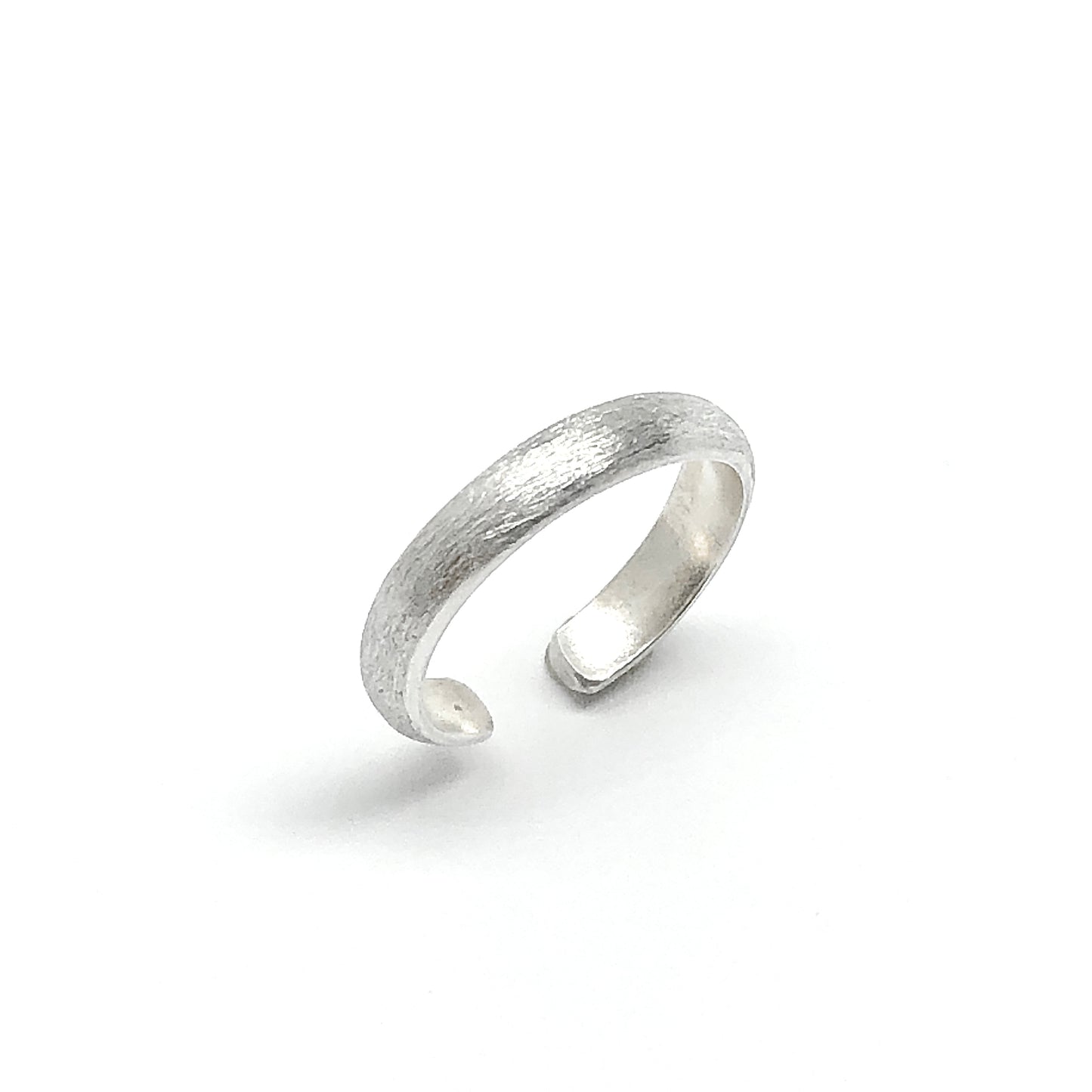Midi Rings | Sterling Silver 2.8mm Brushed Finish Design Midi Ring sz2 | Children's Ring
