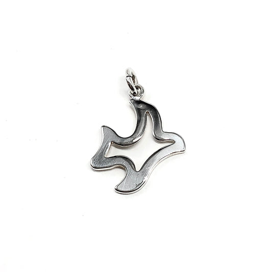 Faith Jewelry, Descending Dove Sterling Silver Charm