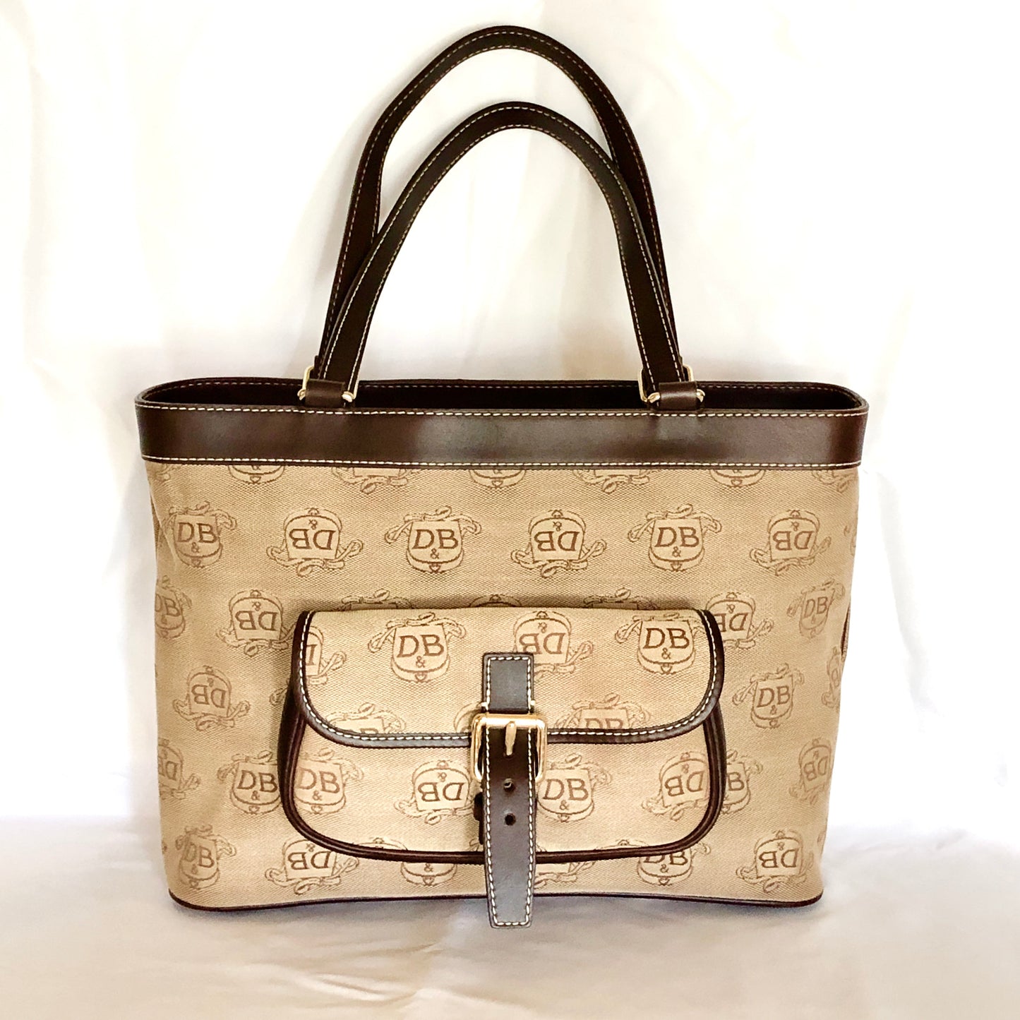 Shoulder bag - Womens Authentic Dooney & Bourke Donegal Collection Leather Signature Purse / Shoulder Bag