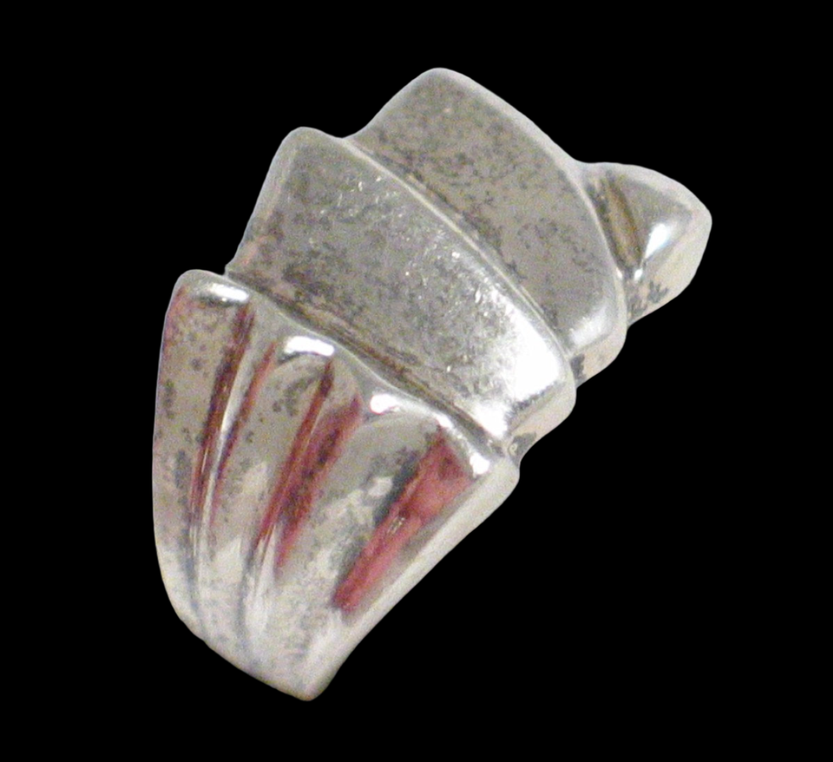 Sterling Silver Modern Architectural Style 14mm Wide Band Ring