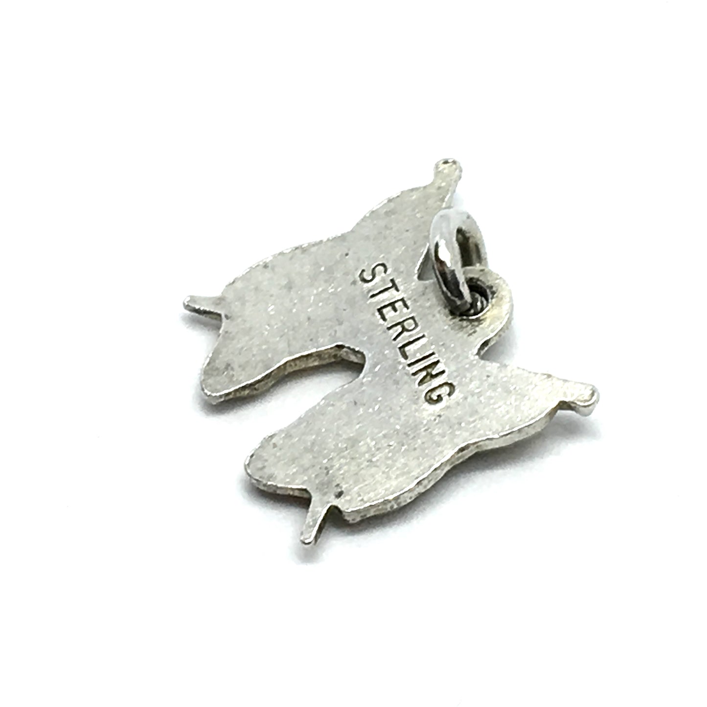 Silver Charms | Vintage Sterling Silver Triband Flag Charm | 3 Band Pride Flag Charm