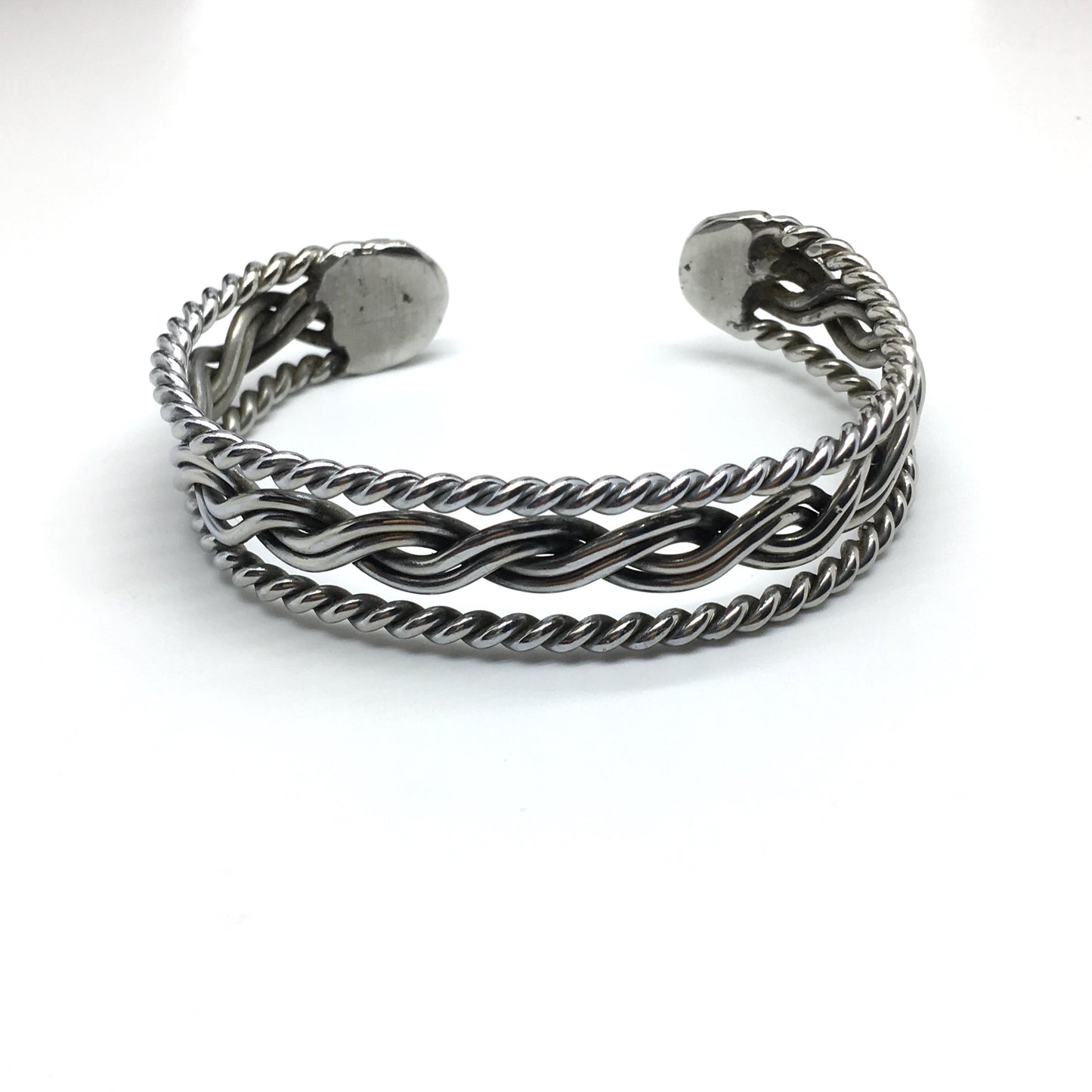 Jewelry used | Mens Womens Stainless Steel Braided Cuff Bracelet