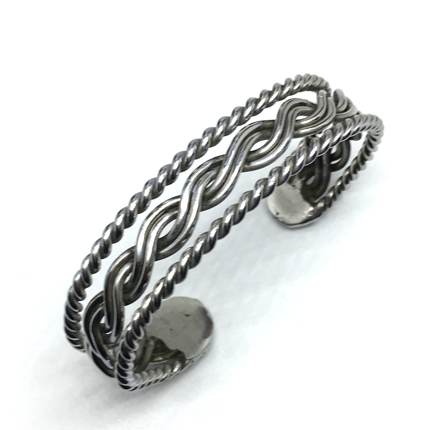 Jewelry used | Mens Womens Stainless Steel Braided Cuff Bracelet