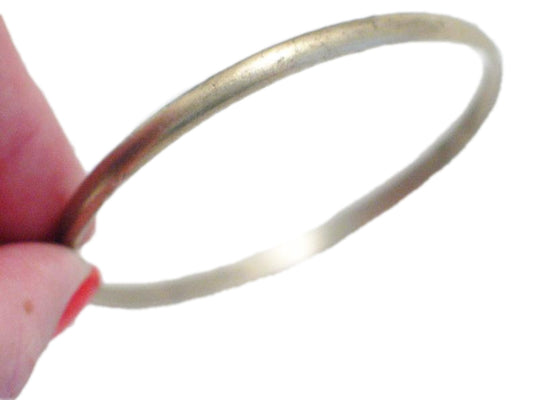 Bangle Bracelet, Sterling Silver Designer Beau Vintage Slim Style Bangle Bracelet