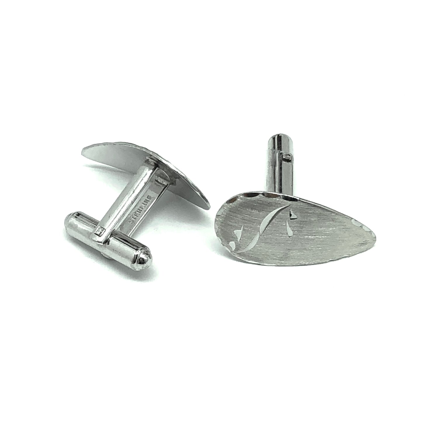 Jewelry - Mens Pre-owned Sterling Silver Bullet Back Cufflinks