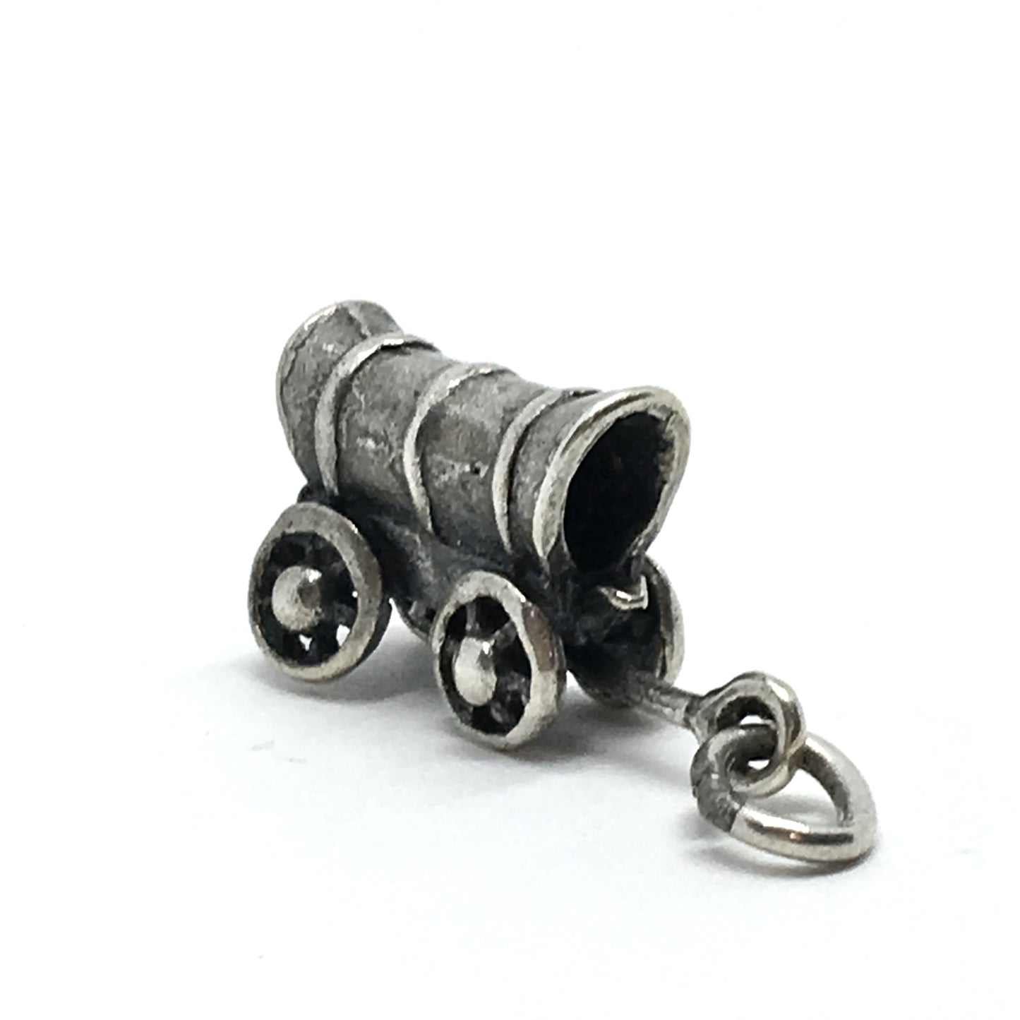 3d Bracelet Charm Vintage Food Truck the Covered Wagon Sterling Silver pendant