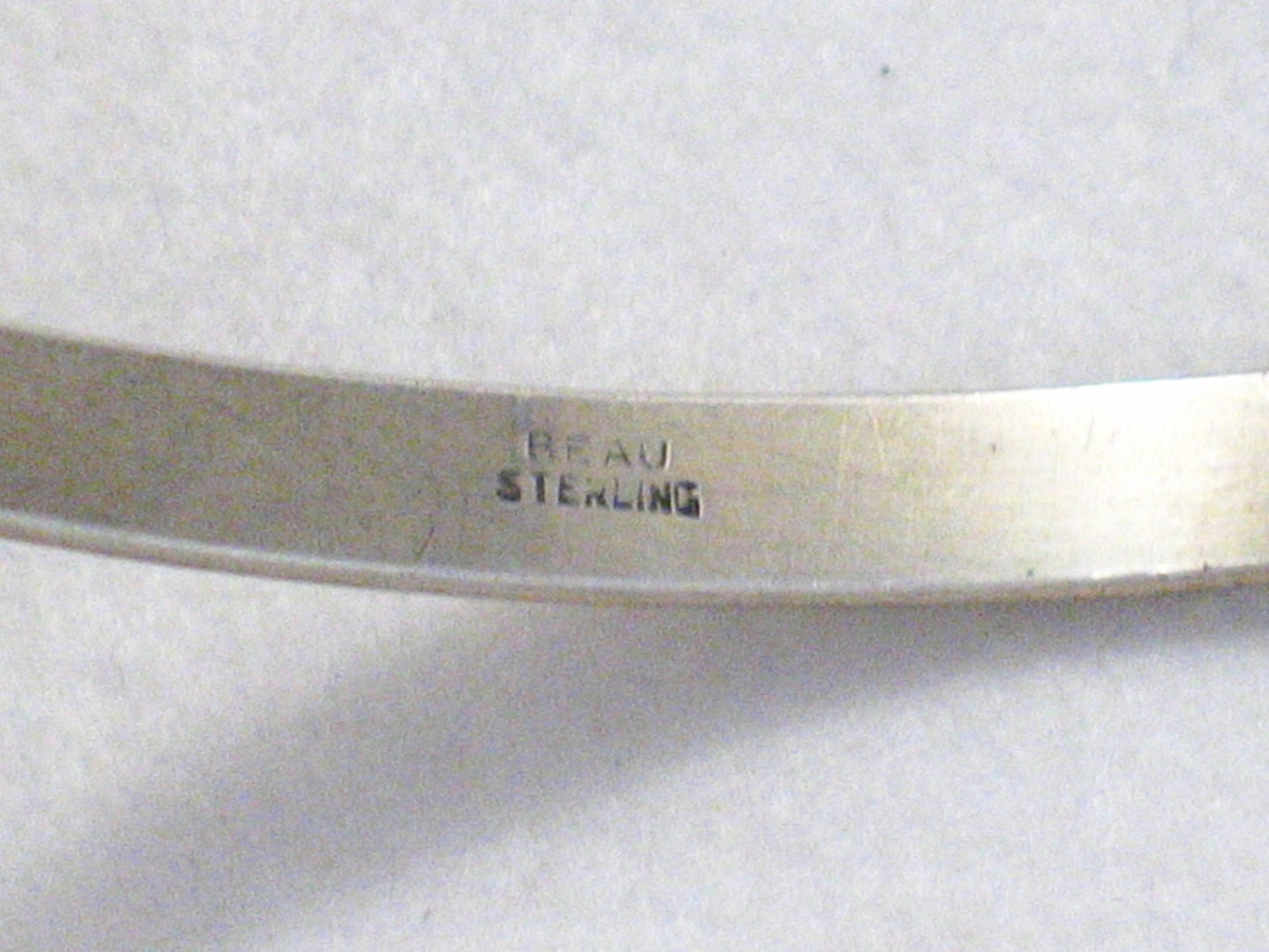 Bangle Bracelet | Womens Vintage Sterling Silver Slim Stacking Bangle Bracelet | Jewelry