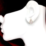 Accessories > Earrings Womens Infinity Design 10k Yellow Gold Cz Stud Style Earrings