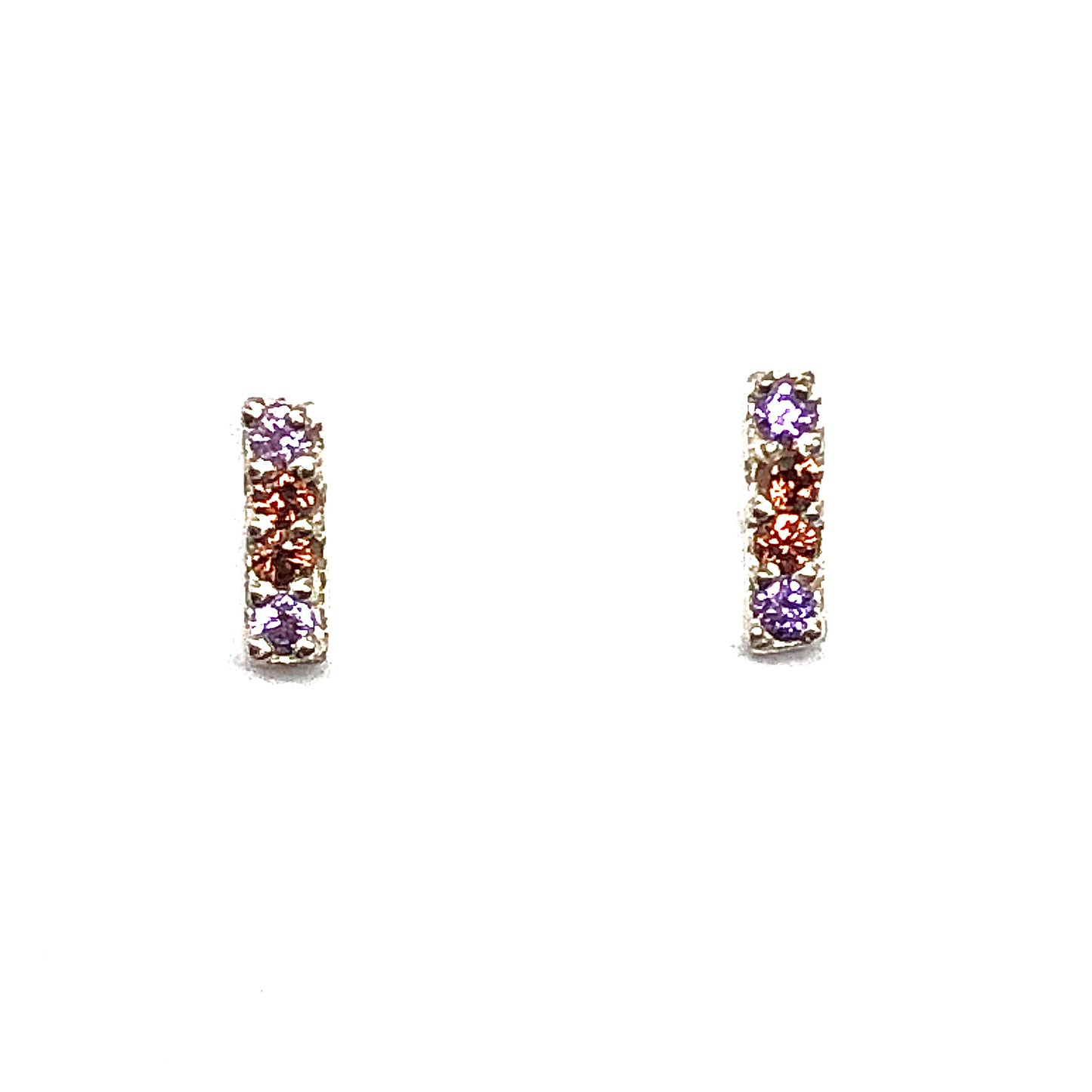 Minimalist to the Max Sterling Silver Bar Stud Earrings - Blingschlingers Jewelry online