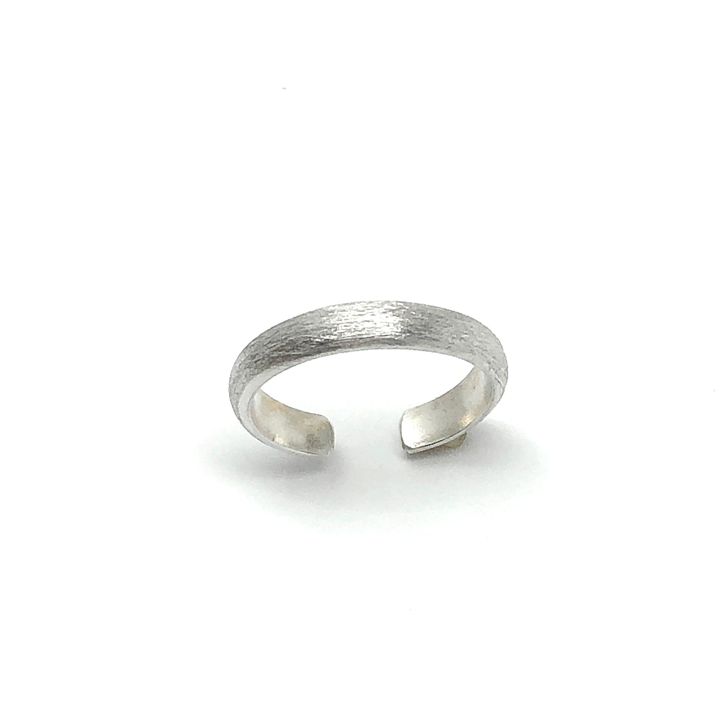 Midi Rings | Sterling Silver 2.8mm Brushed Finish Design Midi Ring sz2 | Children's Ring