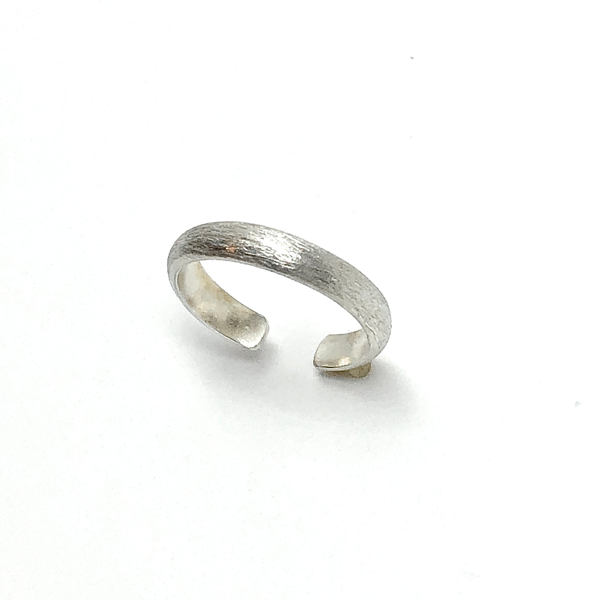 Midi Rings | Sterling Silver 2.8mm Brushed Finish Design Midi Ring sz2 | Children's Ring