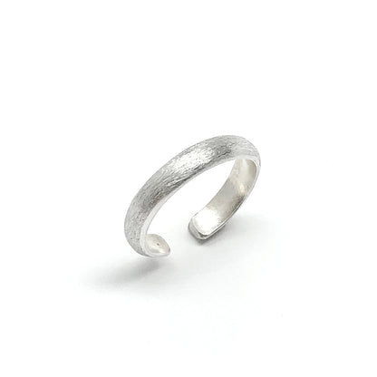 Midi Rings | Sterling Silver 2.8mm Brushed Finish Design Midi Ring sz2 | Children's Ring