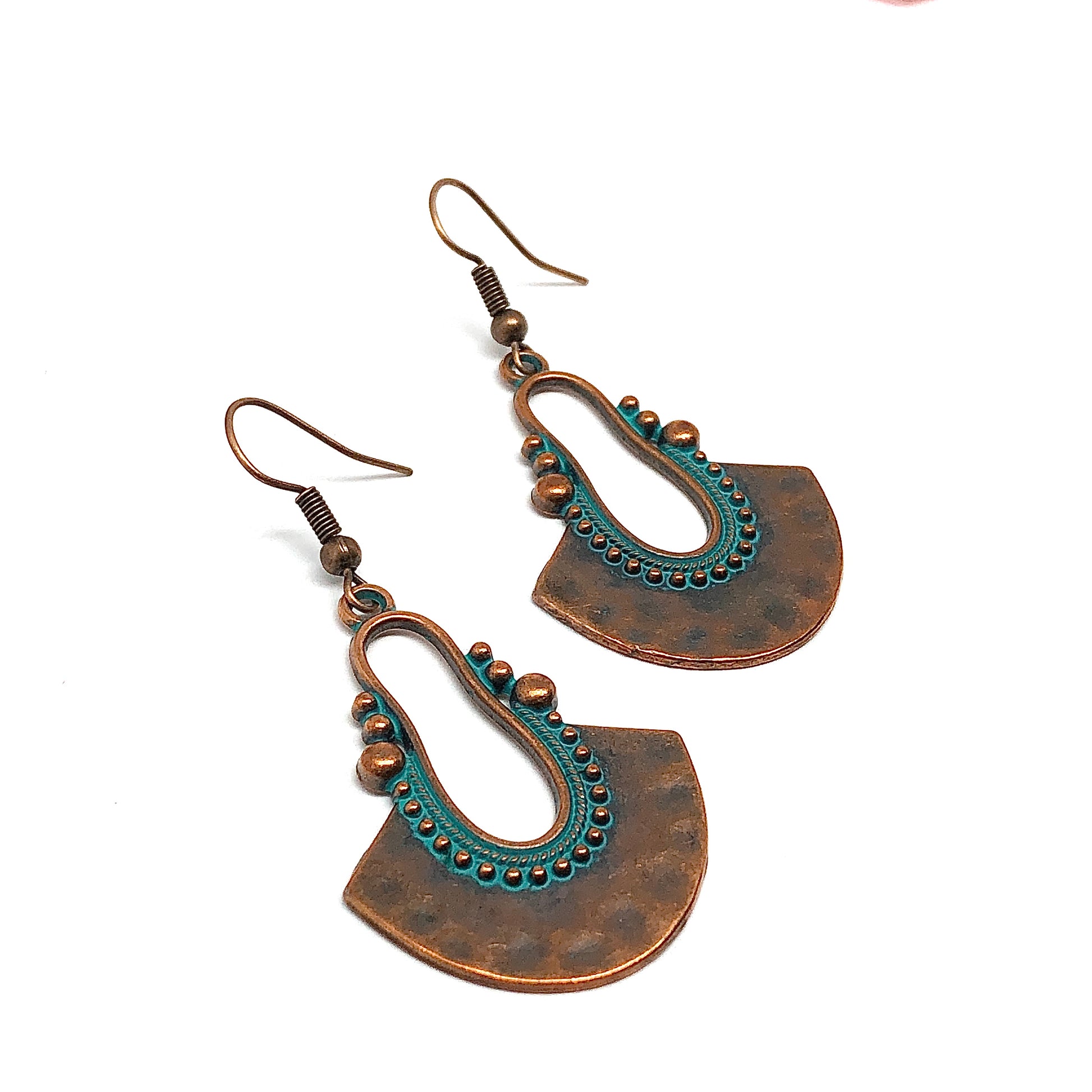 Boho Silver Earrings Dangle Earrings Boho Jewelry Bohemian Earrings Statement Earrings Ethnic Gypsy Hippie Earrings