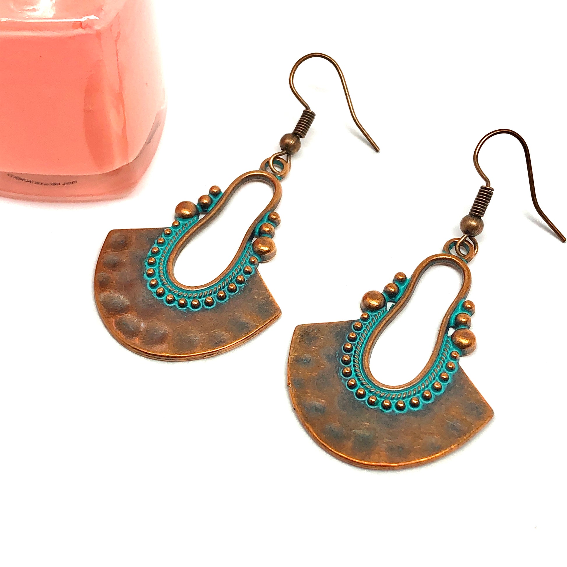 Boho Silver Earrings Dangle Earrings Boho Jewelry Bohemian Earrings Statement Earrings Ethnic Gypsy Hippie Earrings