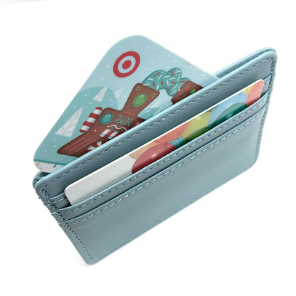 Soft Blue Slim Style Slot Wallet / Credit Card Holder