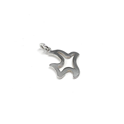 Jewelry Pre-owned, Modern Style Descending Dove Sterling Silver Charm