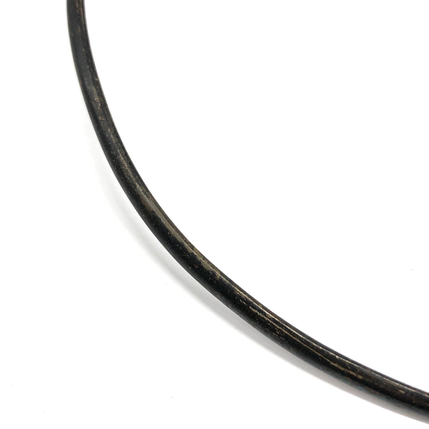 Vintage Oxidized Sterling Silver Collar Necklace