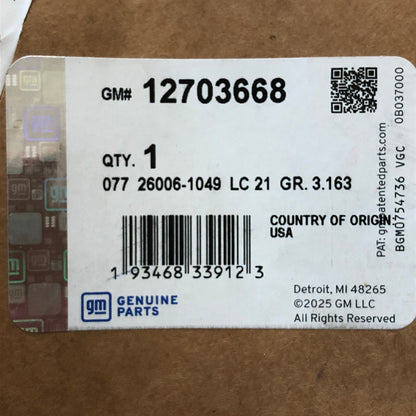 Chevy GMC Cadillac Fuel Feed Lines ACDelco OE GM part 12703668