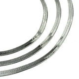 Jewelry - 30.25" Sleek 3.2mm Herringbone Chain Sterling Silver Necklace Women