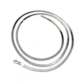 Jewelry - 30.25" Sleek 3.2mm Herringbone Chain Sterling Silver Necklace Women