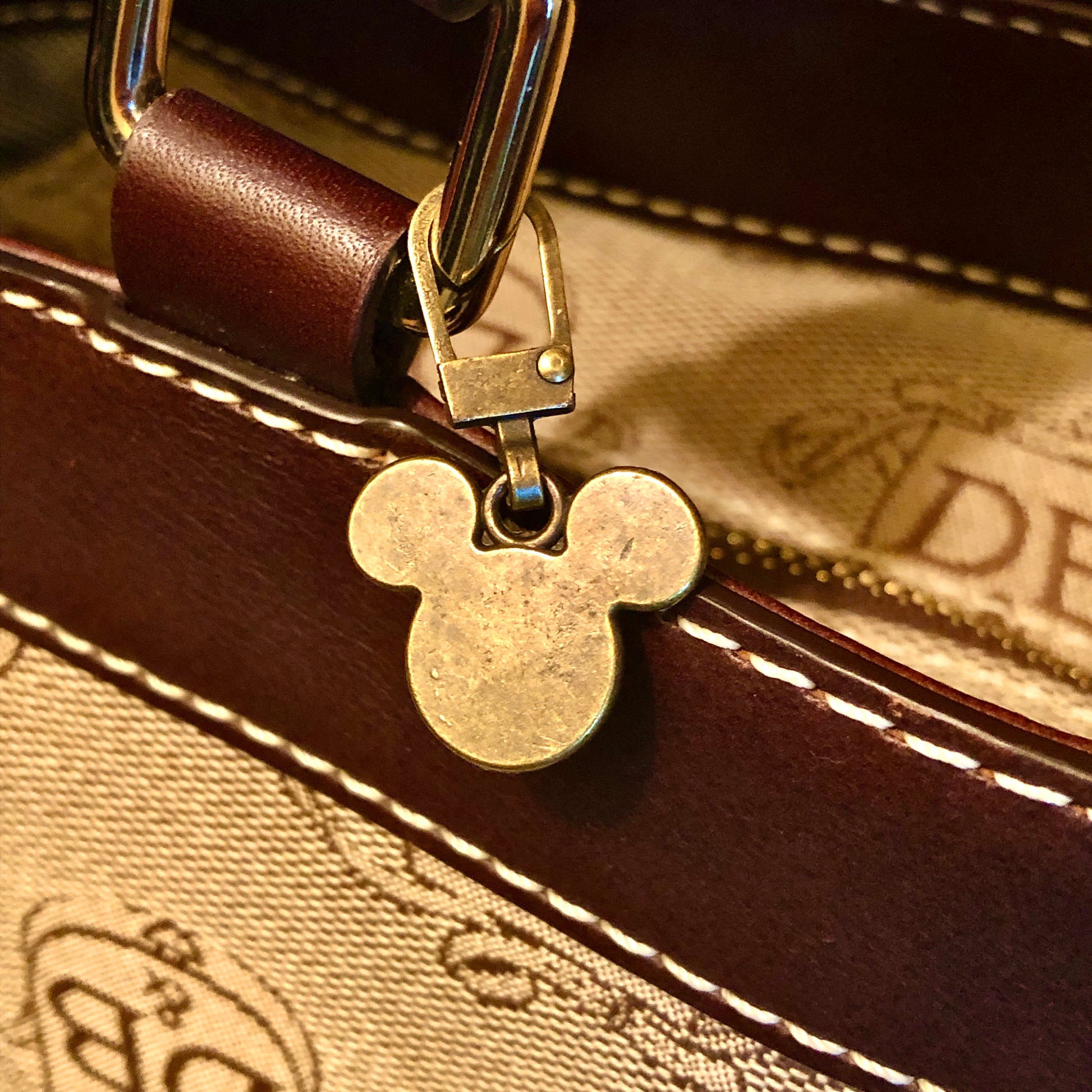 Mickey Mouse Silhouette Charm - Zipper Pull Charm for Repair or Decorative Shoe, Purse, Keychain & More | Crafting Accessories