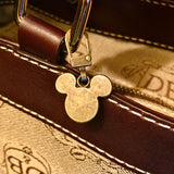 Mickey Mouse Head Charm - Rustic Bronze, Zipper Pull Repair or Decorative, Add Disney Flair to Purses, Wristlets, Backpacks & More