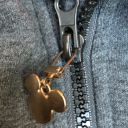 Zipper Repair Charm - Rustic Silver Heart Zipper Charm or Accessorize anything it can clip onto!