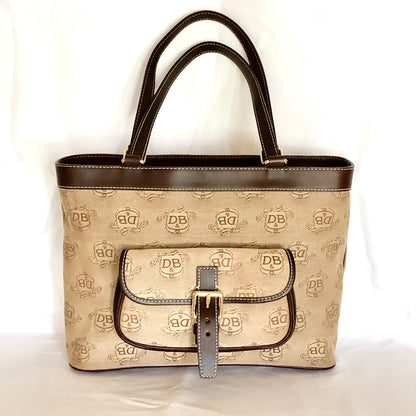Shoulder bag - Womens Authentic Dooney & Bourke Donegal Collection Leather Signature Purse / Shoulder Bag