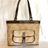 Shoulder bag - Womens Authentic Dooney & Bourke Donegal Collection Leather Signature Purse / Shoulder Bag
