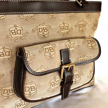 Shoulder bag - Womens Authentic Dooney & Bourke Donegal Collection Leather Signature Purse / Shoulder Bag