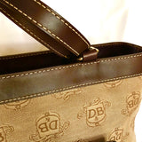Shoulder bag - Womens Authentic Dooney & Bourke Donegal Collection Leather Signature Purse / Shoulder Bag