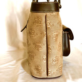 Shoulder bag - Womens Authentic Dooney & Bourke Donegal Collection Leather Signature Purse / Shoulder Bag