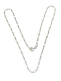 Super Fine - Italian Sterling Silver 1.7 mm Mini Figaro Link Chain Necklace 16 in
