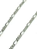 Super Fine - Italian Sterling Silver 1.7 mm Mini Figaro Link Chain Necklace 16 in