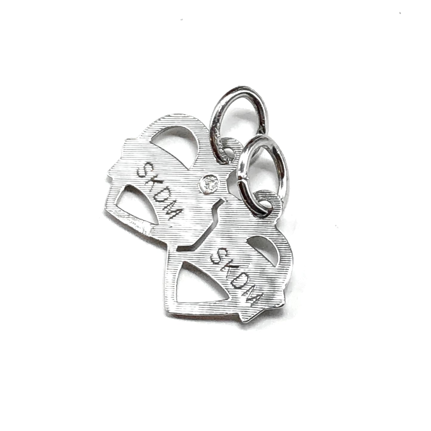 Sterling Silver Best Friend BFF Break Apart Charm