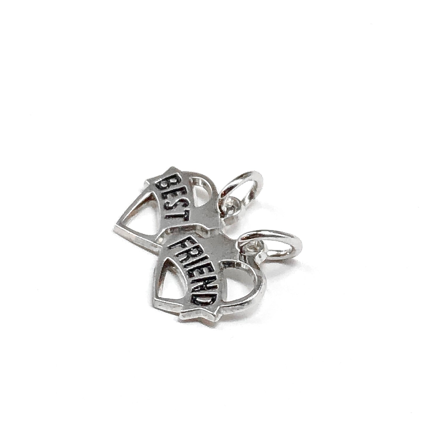 Sterling Silver Best Friend BFF Break Apart Charm