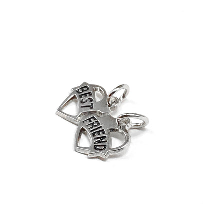 Sterling Silver Best Friend BFF Break Apart Charm