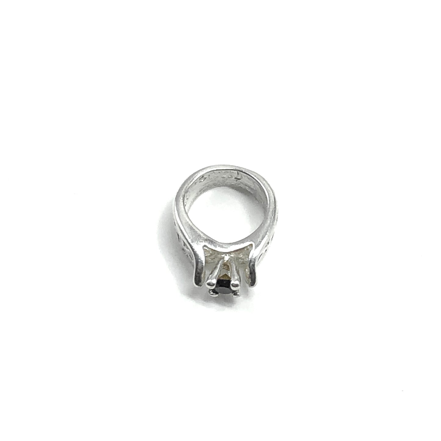 July's Mini Anniversary or Birthstone Ring Charm Sterling Silver Pendant