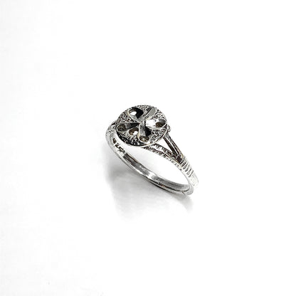 Vintage Sterling Silver Sand dollar Ring sz6.75