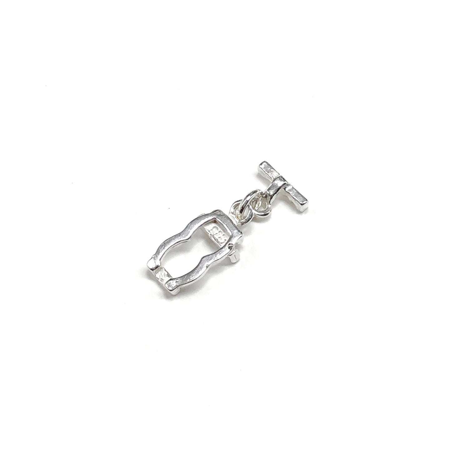 Rectangular Bracelet or Necklace Sterling Silver Toggle Clasp Finding