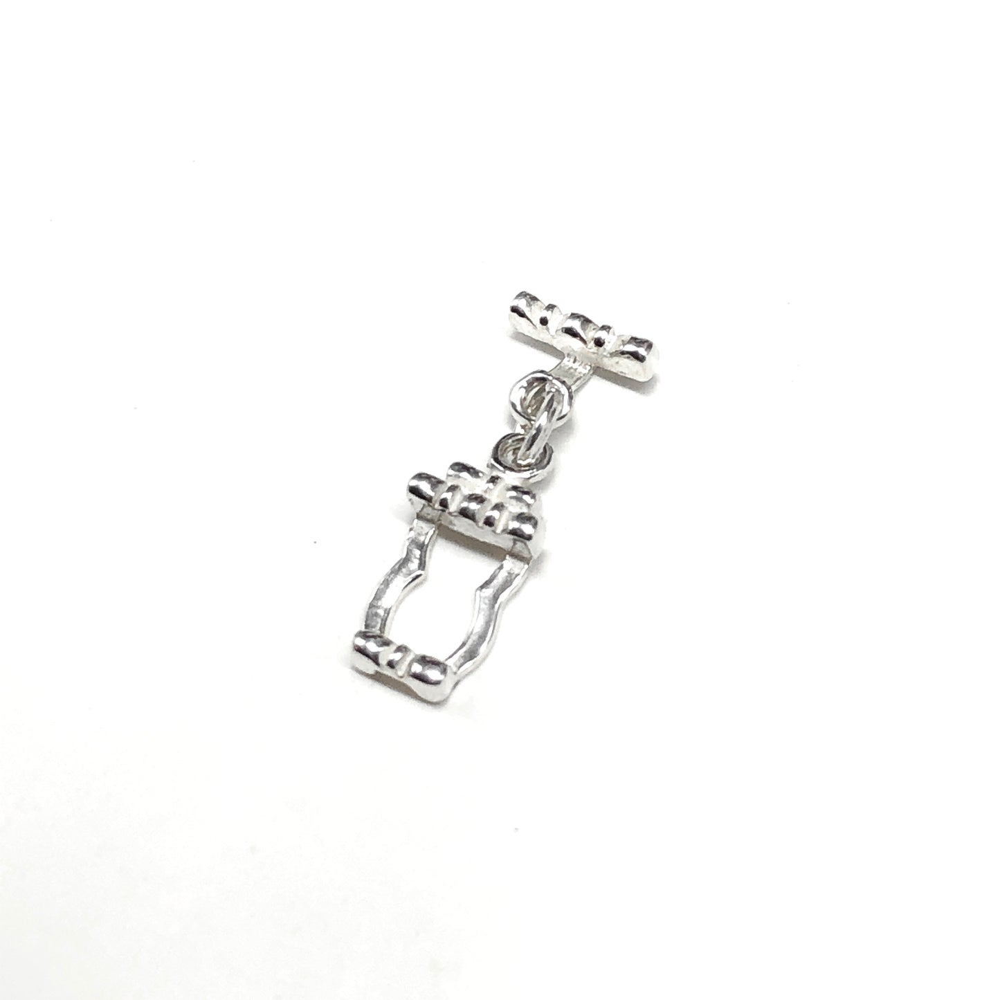 Rectangular Bracelet or Necklace Sterling Silver Toggle Clasp Finding