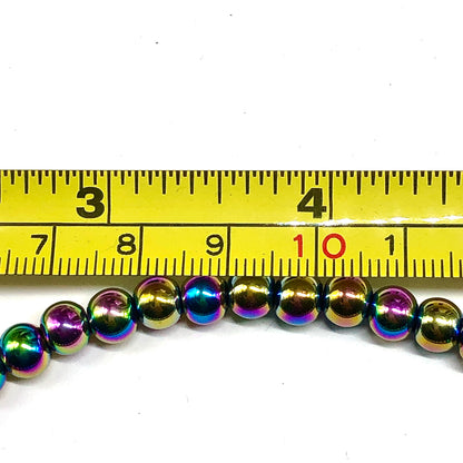 PVD Rainbow Stainless Steel Bead Bracelet