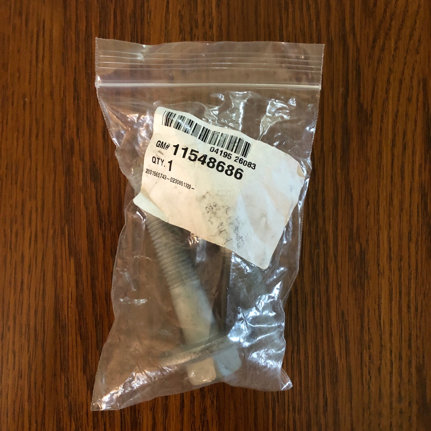 2pc Crankshaft Balancer Bolt Genuine GM Part #11548686