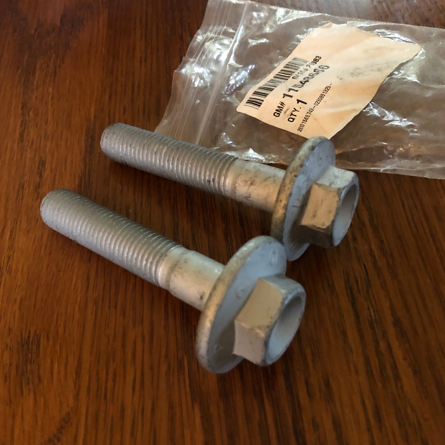 2pc Crankshaft Balancer Bolt Genuine GM Part #11548686