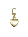 Zipper Pull Charm - Rustic Rose Gold Zipper Charm for Repair / Decorative anything it can clip onto!