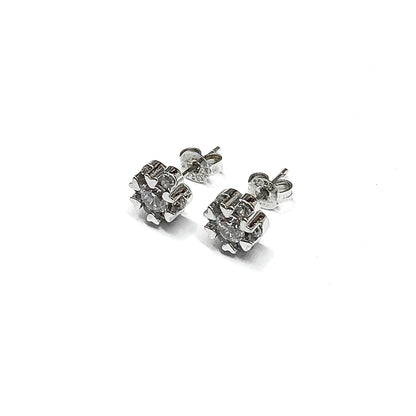 CZ Sterling Silver Stud Earrings