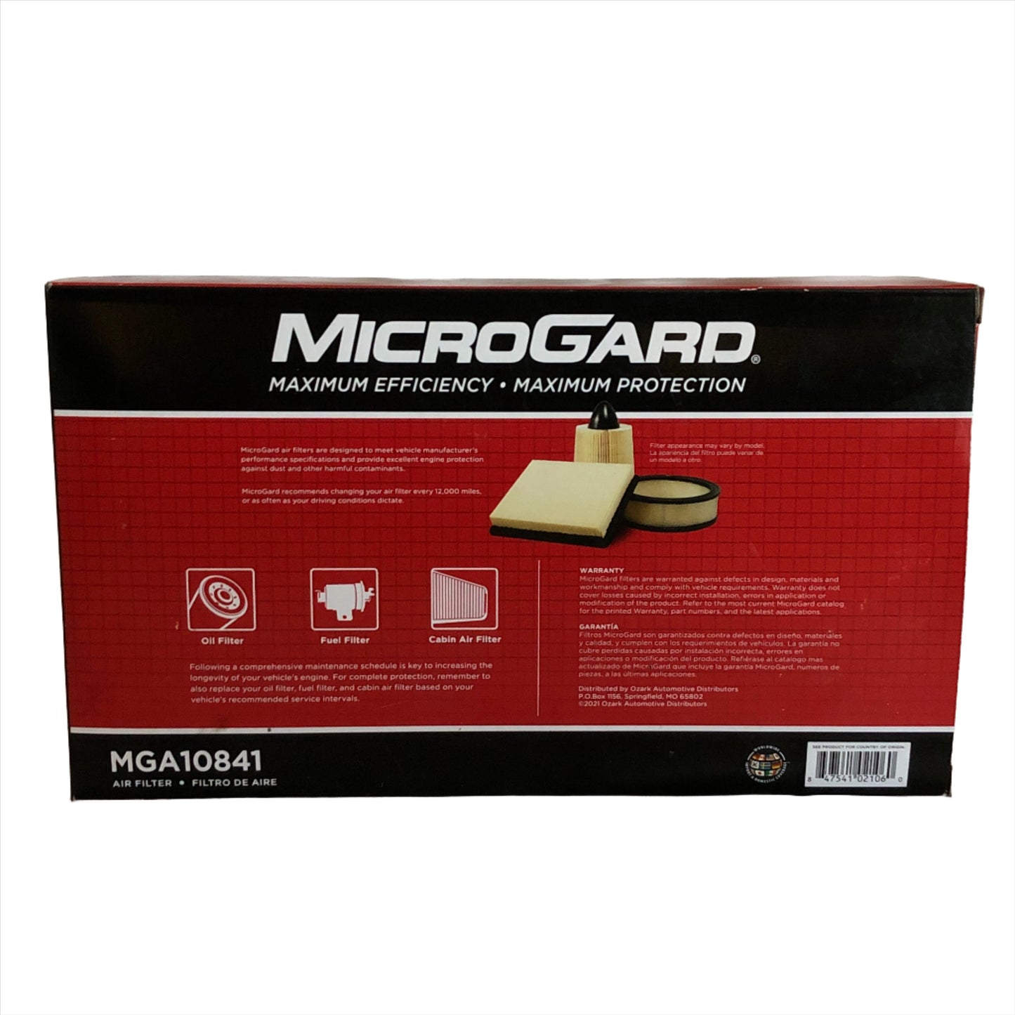 Air Filter Jeep Gladiator MGA10841 - MicroGard