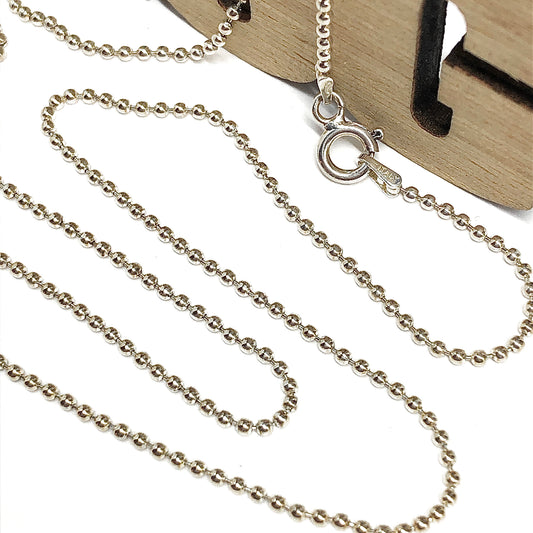 20in Sterling Silver Ball Chain Necklace