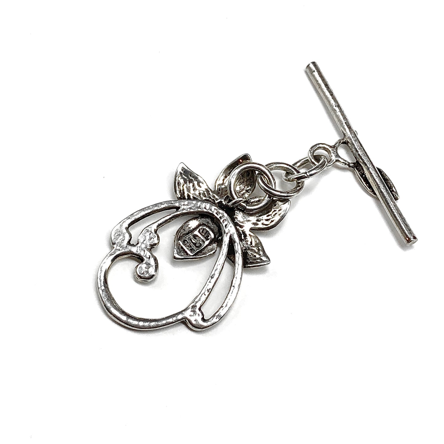 20mm Sterling Silver Toggle Clasp Finding