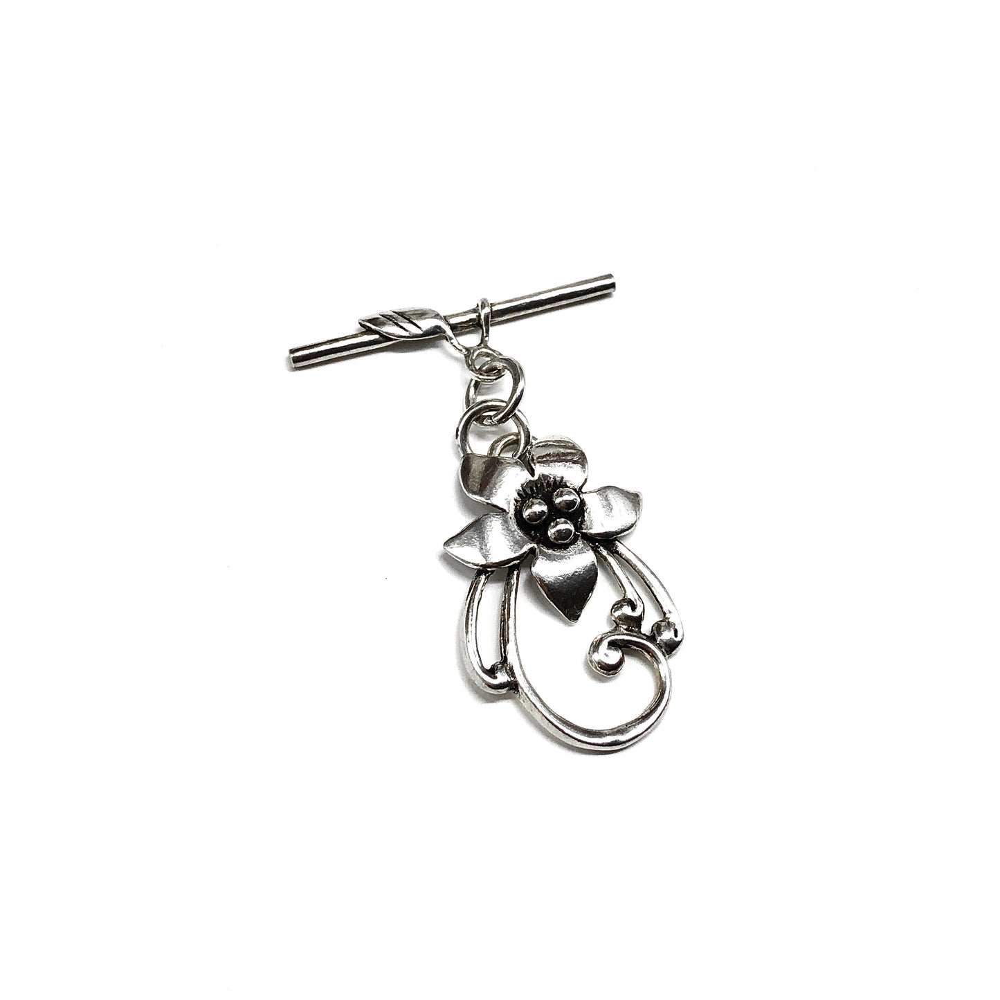20mm Sterling Silver Toggle Clasp Finding
